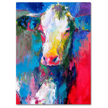 Richard Wallich 'Art Cow 2' Canvas Art, 19 x 14