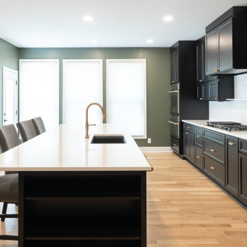 Overland Park Kitchen Remodel with Pantry Addition + Speakeasy Powder Bath