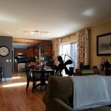 kitchen - Living Room wall... DIVIDED! Brunswick, Maine
