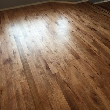 Stained White Oak with DuraSeal Cherry