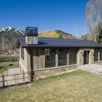 Rustic contemporary remodel in Sun Valley, Idaho