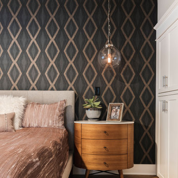 Pendant lighting with bed side dimmer switches