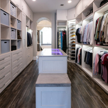 Before and After Master Closet in Davie - Florida
