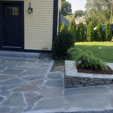 Front yard and front entrance