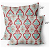 Bombay Decorative Throw Pillow, Light Blue, 20"x20"