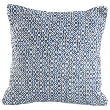 Blue Diamond Throw Pillow