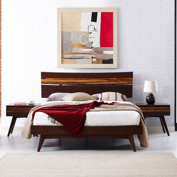 Azara Platform Bed, Sable
