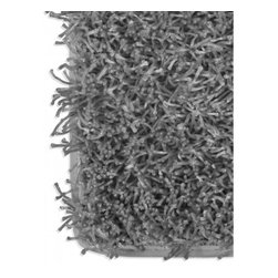 Grey Fluffy Carpet - Rugs