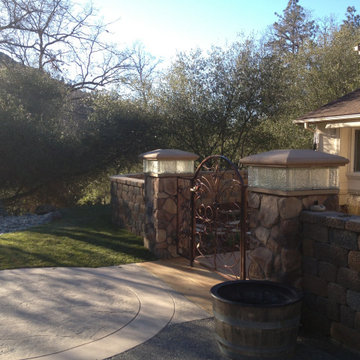 Dry Stack Walls Masonry with Veneer & Hardscape