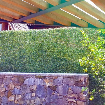 Privacy Solutions with GreenSmart Decor Artificial Hedge Panels