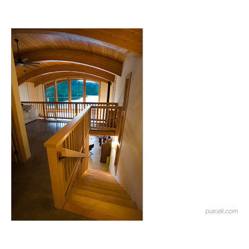Contemporary Barrel Roof Timber Frame Cottage