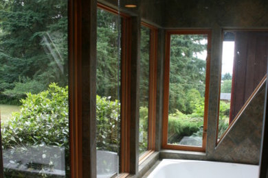 Bathroom - modern bathroom idea in Seattle