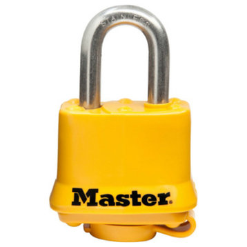 Master Lock® 315SSKADHC Laminated Padlock with Stainless Steel Shackle, 1-1/2"