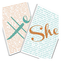Canvas word art collection by Geezees - Products