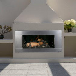 Escea - EW5000 Wood Fireplace - Outdoor Fireplaces