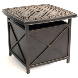 Transitional Outdoor Side Tables by Buildcom