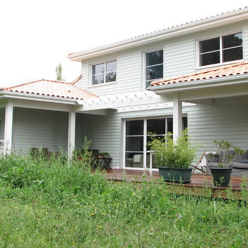 Maison + extension à ossature bois - 198 m² - Dompierre sur Yon (Vendée, 85)