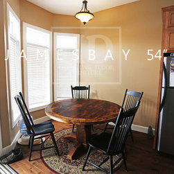Round Reclaimed Wood Tables - Products