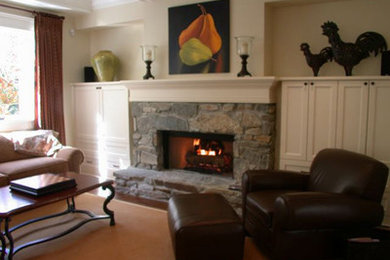 Family room - craftsman family room idea in Vancouver