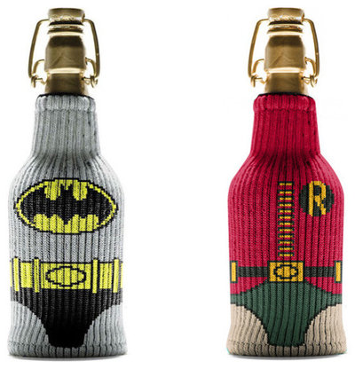 Восточный Вазы Batman and Robin Bottle Sleeve Bundle