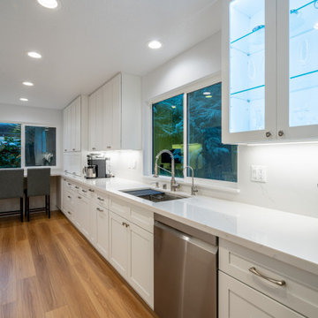 Modern White Kitchen with Efficient Storage Solutions 3 | RTA The Cabination