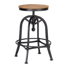 Orvelle Reclaimed Pine Barstool by Kosas Home