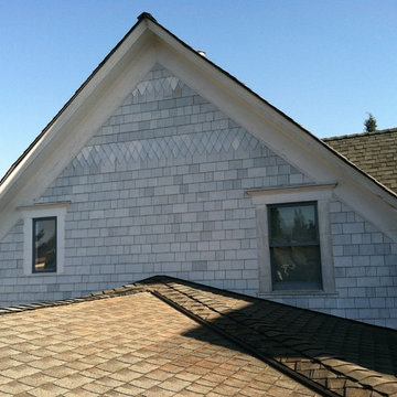Historic Home exterior custom molding installation by Master Carpenter Westbrook