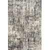 Loloi Spirit Spi-02 Organic and Abstract Rug, Stone and Blue, 9'4"x13'0"