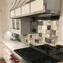 Antique Mirror Subway Tiles - Tile Murals