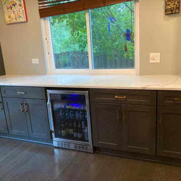 New Cabinets for a Small Beverage Area