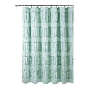 Lake Como Sc Blue 72x72 Traditional Shower Curtains By Lush