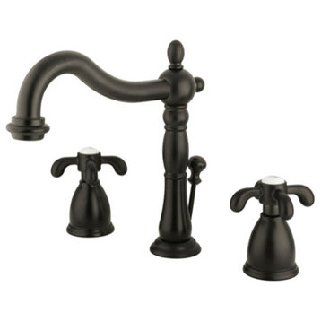 Kingston Brass KB197.TX French Country 1.2 GPM Widespread - Oil Rubbed Bronze