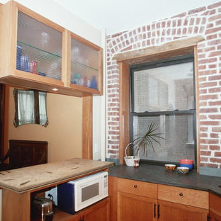 Frank Lloyd Wright Style New York City Kitchen