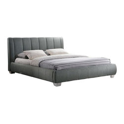 Marzenia Gray Queen Upholstered Bed - Beds