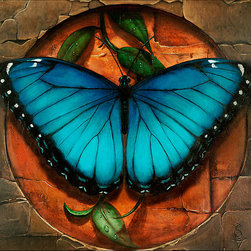 Sky: Blue Morpho Butterfly - Fine Art Prints