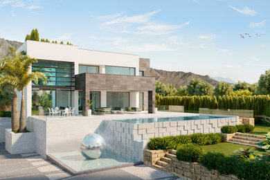 Contemporary garden, Jardín Contemporáneo.