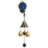 Blue Flower Classical Metal Wind Chimes Copper Wind Bells HangingDecor