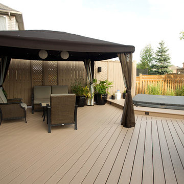 Waterloo Azek Deck and Hot tub