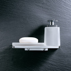 Harmoni Series Soap Dish & Dispenser Kit - Home Decor