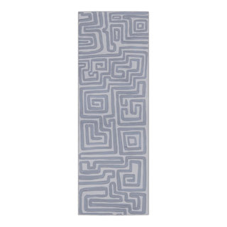 Machine Washable Labirinto Area Rug, 2.75'x8' Runner - Contemporary ...