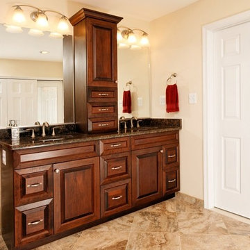 Contemporary Reston, Virginia Bath Meets Owner's Needs