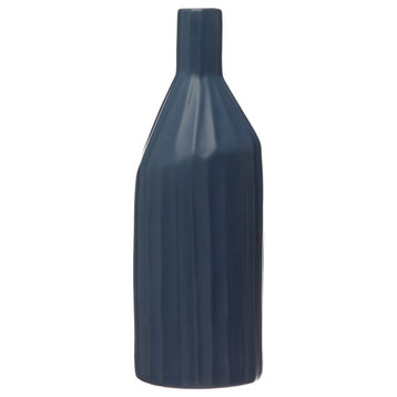 Ceramic Vase, Navy