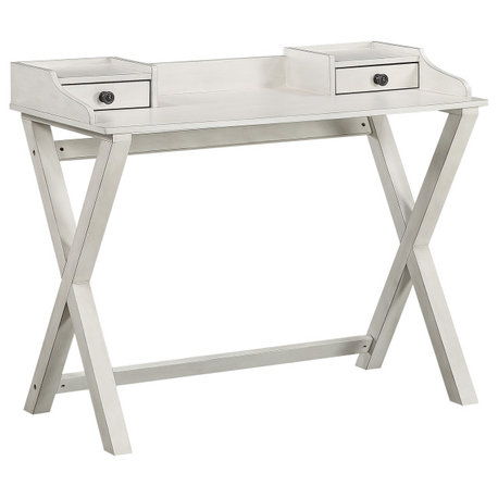 Barton Writing Desk, White Wash Finish