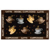 Accent Decor Coffee Cup Accent Rug, Black, 2'3"x3'9"