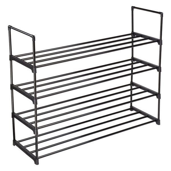 4 Tier Metal Shoe Rack Shelf 20 Pairs Storage Organizer Holder Stand E Sportspyder