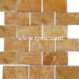 SW-28 SUBWAY GOLD TAN 2X4 - Mosaic Tile