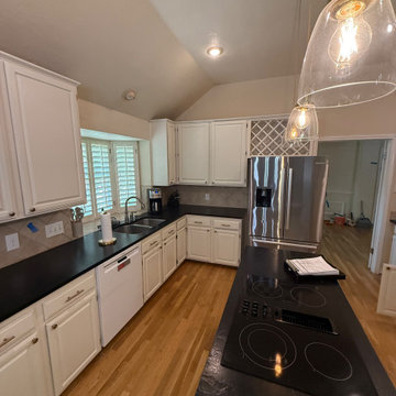 Circle C Austin Cabinet Refacing with Shaker Doors & Custom Storage