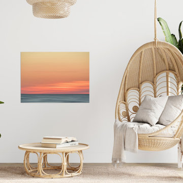 Abstract Color Blend Ocean Sunset Nature Inspired Artwork