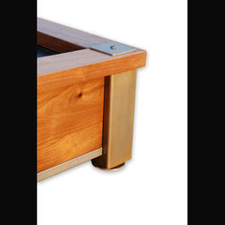 The Walnut Curve Bed - Bed Frames