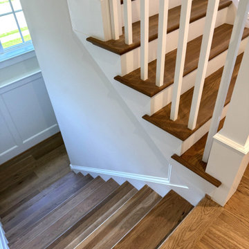 Project #141 | Timeless Switchback Staircase with Traditional Box Newels